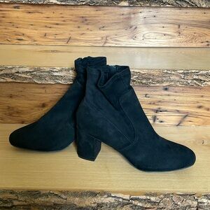 Suede booties